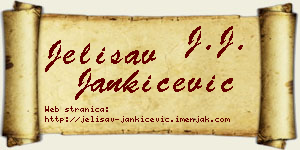 Jelisav Jankićević vizit kartica
